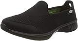 Skechers Performance Women's Go Walk 4 - Pursuit Walking Shoe, Black, 8 M US