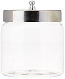 Grafco Glass Sundry Jars with Lids, 4 x 4", Medical Dressing Storage (6 Count)