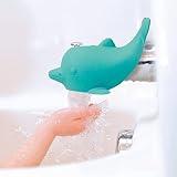 Nuby Bathtub Safety Spout Guard - Compatible with Most Standard Faucets - Bath Toys - Dolphin