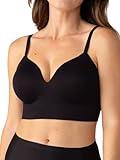 SHAPERMINT Supportive Bras for Women Full Coverage, Womens Bras Comfortable Wireless Bras with Support and Lift Everyday Bras Black