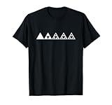 Math Sierpinski Triangles Fractal Geometry Mathematics T-Shirt