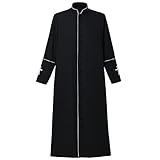 Men's Clergy Cassock Church Minister robe vestment for Pastor