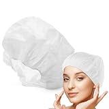 MEDICAL NATION 24" Hair Net, White Disposable Bouffant Caps |CASE OF 1000| Hairnets, Head Covers, Non-Woven, Non-Pleated for Medical, Labs, Nurse, Tattoo, Food Service, Hospital - Size 24" X-Large