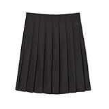 French Toast Girls' Pleated Skirt, Black, 4,Little Girls