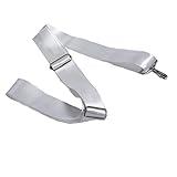 Gloperti Tennis Net Center Strap - Regulation Nylon Net Adjuster with Metal Hook for Public Court