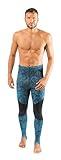 Cressi Hunter Rash Guard Pants, Camo Blue, L