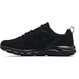 Under Armour Mens Charged Assert 9 Running Shoe, Black (002 Black, 12 US