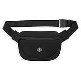 Gaiam Altitude Waist Pack - Storage Belt Bag for Women And Men - Adjustable Belt With Lightweight Pouch For Storing Essentials, Black