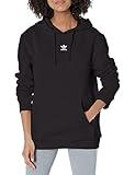 adidas Originals womens Adicolor Essentials Fleece Hoodie Hooded Sweatshirt, Black, X-Small US