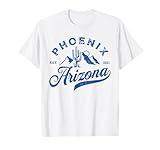 Vintage Phoenix Arizona Mountains Desert Vacation Souvenir T-Shirt