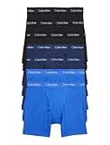 Calvin Klein Men's Cotton Stretch Megapack Boxer Briefs, Blue Multi (7 Pack), M