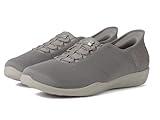 Skechers Modern Comfort Women's Women's Newbury ST-Lightly Sneaker, Taupe, 9