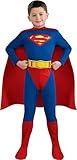 Superman Child's Costume, Blue/Red, Small