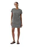 GAP Womens Relaxed Pocket T-Shirt Dress Black Stripe L