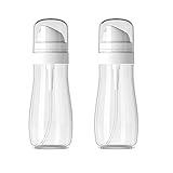 Small Spray Bottle with Fine Mist, 2 Pack 3.4oz/100ml Travel Spray Bottles for Hair and Face, Refillable Spray Bottles for Cleaning Solutions, Perfume, Liquid Cosmetics, Essential Oils TSA Approved