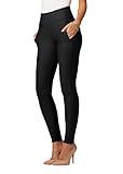 Conceited Dress Pants Women - Stretchy - Tummy Control - All Day Comfort Wear to Work - Womens Dress Pants in Regular and Plus Size - Black - Medium