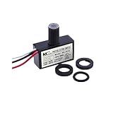 Meskliu Photocell Light Sensor,105V-130V AC 5A Photo Sensor,Dusk to Dawn Outdoor Photoelectric Light Control Switch,Hard-Wired Post Eye Light Control with Automatic Illumination Detection Circuit