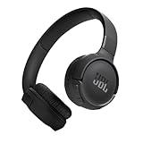 JBL Tune 520BT - Wireless On-Ear Headphones, Up to 57H Battery Life and Speed Charge, Lightweight, Comfortable and Foldable Design, Hands-Free Calls with Voice Aware (Black)