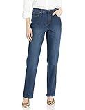 Gloria Vanderbilt womens Amanda Classic High Rise Tapered Jeans, Scottsdale Wash, 10 Petite US