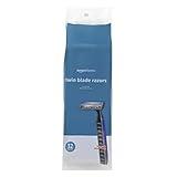 Amazon Basics Twin Blade Pivoting Disposable Razors with Rubber Grip, 32 Count, 1-Pack (Previously Solimo)