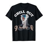 Disney Lion King Rafiki Chill Out Meditation Graphic T-Shirt