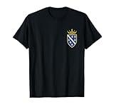 Bosnia and Herzegovina Flag Emblem with Crown, Bosnia T-Shirt