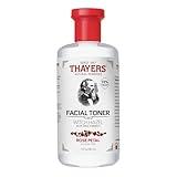 Thayers Alcohol-Free Rose Petal Witch Hazel Facial Toner for Glowing Skin, Soothing, Hydrating, Refreshing Toner for Normal and Combination Skin, 12oz