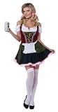 California Costumes Bavarian Bar Maid Set, Red/Olive, Large