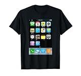 Cell Phone Smartphone Mobile App Halloween Costume Funny T-Shirt