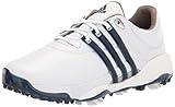 adidas Men's Tour360 22 Golf Shoes, Footwear White/Silver Metallic/Team Navy Blue, 11.5