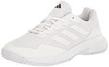 adidas Men's Gamecourt 2.0 Tennis Sneaker, White/White/Matte Silver, 7.5