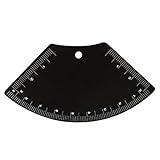 Fast Drawing Eyebrow Desgin Ruler, Stainless Steel Brow Mapping Tool Shaping Permanent Makeup Drawing Guide Ruler for Dorm Wedding Spa Dressing Table Backpack Luggage Offices