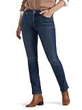 Lee Women's Ultra Lux Comfort with Flex Motion Straight Leg Jean Royal Chakra 14 Medium
