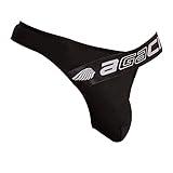 Mens Sexy Hot G-String Ultra Attractive Jockstrap Side Style Bikini Thong Sporty Jockstrap Underwear Black