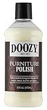 Doozy 16 oz Furniture & Cabinet Polish for All Wood & Metal, Leather & Glass - Oak, Teak, Dark & Light Wood - Best to Clean, Restore, Protect, Shine & Conceal Fine Surface Scratches