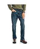 Nautica mens Nautica Original Relaxed Stretch Denim Jeans, Atlantic Coast Wash, 32 US