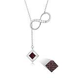Nano Bible Infinity Necklace for Women – 925 Sterling Silver with Entire Holy KJV New Testament Engraved Pendant for Her – Religious Christian Jewelry Mothers Day Gift for Wife or Girlfriend