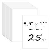 25 Sheets White Cardstock 8.5 x 11, 92lb/250gsm Card Stock Printer Paper, Thick Paper Cardstock Paper for Invitations, Cards Making, Office Printing, Paper Crafting, Wedding, Drawing