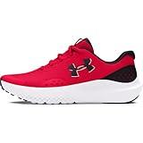 Under Armour Boys' Grade School Surge 4, (600) Red/Black/Black, 6, US