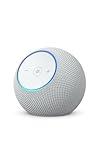 Amazon Echo Dot Max (newest model), Alexa speaker with room-filling sound and built-in smart home hub, designed for Alexa+, Glacier White