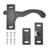 Bittwee RV Screen Door Latch Kit with Screws, Camper Door Latch Right Side Hand Handle Hardware Tool, Universal for Camper Trailer Motor Home Cargo Trailer Travel Trailer Furniture Parts