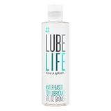 Lube Life Water-Based Toy Lubricant, Toy-Safe lube for Men, Women and Couples, Non-Staining, 8 Fl Oz