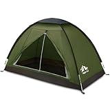 Night Cat Backpacking Tent for One 1 to 2 Persons Lightweight Waterproof Camping Hiking Tent for Adults Kids Scouts Easy Setup Single Layer 2.2x1.2m