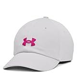 Under Armour Womens Blitzing Cap Adjustable, (015) Halo Gray / / Astro Pink, One Size Fits Most