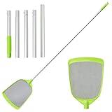 Pool Skimmer Net- Total Length 72 inches Rake with Pole,Accessories for Cleaning Inground/Above Ground Swimming Pool, Pond,Spa and Hot Tub Leaf Debris