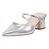 Marc Fisher Women's LAKEY Pump, Silver 040, 9