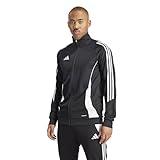 adidas Men's Tiro 24 Training Jacket, Black/White, Medium