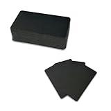 Gripebao 120pcs Mini Colored Index Cards Notecards, 2 x 3.5 Inch Blank Flash Cards, Pastel Note Cards Cute, Unlined Small Business Message Card Flashcards for Studying Learning Writing Word (Black)