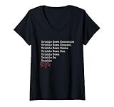 Womens Trickle Down Economics Trick Sarcastic Humor V-Neck T-Shirt