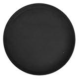 Winco TFG-14K Round Fiberglass Tray with Non-Slip Surface, 14-Inch, Black